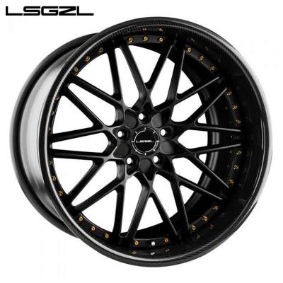 China Aluminum LSGZL Customized Forged Full Alloy Rims 20x10 5x112 Tianjin Forged Wheel for sale