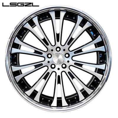 China LSGZL ALLOY 20 inch 19 inch 18 inch 17 inch passenger car wheels rims 5*100 5*112 for sale