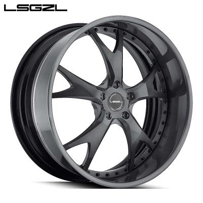 China LSCZL Bestselling Aluminum Rim Aluminum Alloy Forged Car Wheels Rims Universal 19 Inch Rims 19 Inch Steel Wheels for sale