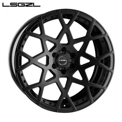 China LSGZL Aluminum White Concave 20 Inch Suv Forged Wheel 5x120 5x112 20x9 20x10.5 Forged Wheel for sale