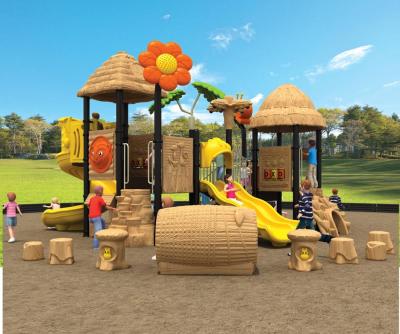 China Latest Design Playground Plastic Outdoor Kids Playground Plastic Material For 4 To 14 Years Old for sale