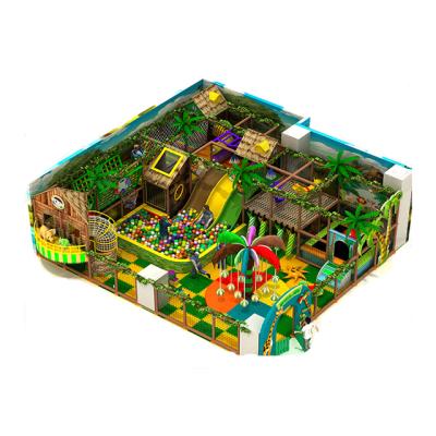 China Supermarket Customized Kids Indoor Playground Equipment With Soccer Field for sale