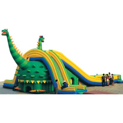 China PVC Inflatable Dinosaur Slide, Giant Inflatable Water Slides for sale