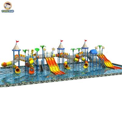 China Fiberglass And Galvanized Tube Fiberglass Water Park House Equipment For Swimming Pool for sale