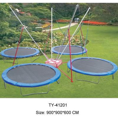 China Galvanized Steel Pipe Mini Fitness Trampoline With Handle Hot Sale Bar for sale