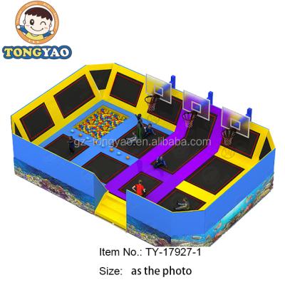 China 200kg china indoor small square trampoline parks for sale for sale