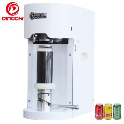 China Semi Automatic Mini Food PET Can Sealing Machine For Beverage Shop Plastic Beverage Sealer for sale