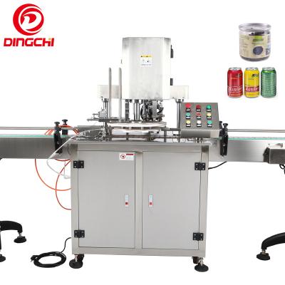 China Full Automatic Aluminum Can Soda Beer Sardine Tuna Food Pop Filling And Sealing Machine for sale