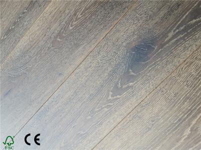 China Oak Engineered Flooring, Brushed,chemical treated for sale