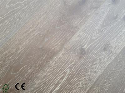 China Oak Engineered Flooring, Brushed,chemical treated for sale