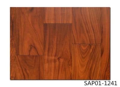 China small leaf Acacia Handscraped, UV lacquer, HDF engineered flooring, 3-layer, UV lacquer for sale