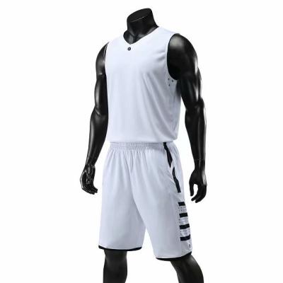 China High Quality Antibacterial Custom Made Basketball Tank Top Sublimation Sports Logo OEM Men's Basketball Uniform Vest for sale