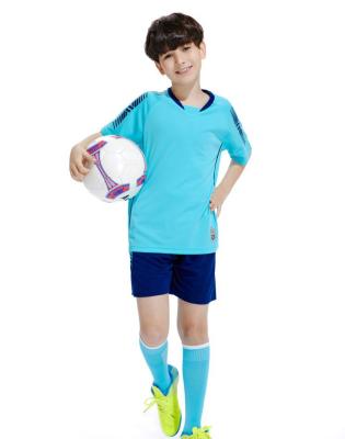 China Sets OEM Free Custom Logo High Quality Sports Sublimation Soccer Jersey Kids Football Wear for sale