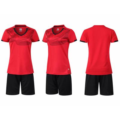 China Free Custom Logo Sublimation Soccer Jersey Sportswear High Quality Women Soccer Wear Sportswear Soccer Sets for sale