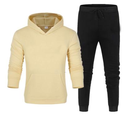 China Wholesale Breathable Hoody Sweat Suits Cotton Plain Men's Jogging Suits Sports Suits for sale