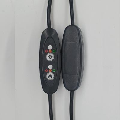 China Temperature adjustment speed 12V car seat heating and ventilation switch double line for sale