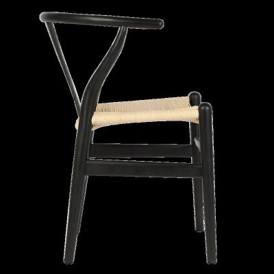 China Black Color Mini Ash Wood Dining Chairs Durable And Lightweight Order Available for sale