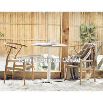 China There Are No Splices In The Whole Natural Wood Chair Wishbone Beech Color Wood Chair Solid Wood Armchair Ready To Ship for sale