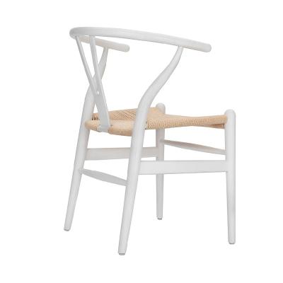 China Traditional Manufacturer Supply Hans J. Wegner Wishbone Chair Solid Wood Armchair for sale