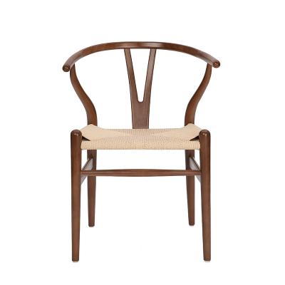 China Modern Brown Color Replik Hans J. Wegner Stuhl Hans Wegner Wishbone Chair Stuhl for sale