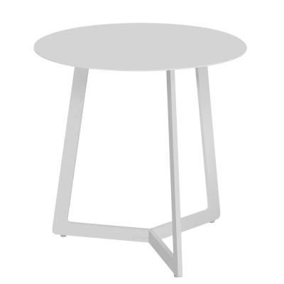 China Modern Tomile White Or Black Round Small End Table For Living Room for sale