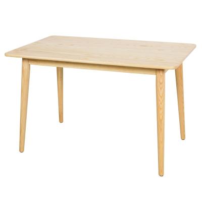 China Modern Modern Wood Furniture Ash Wood Rectangular Dining Table for sale