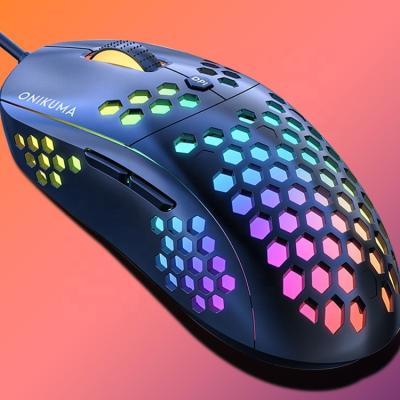 China 3D ONIKUMA CW903 RGB Lightweight USB Wired Gaming Mouse For PC Laptop Desktop for sale