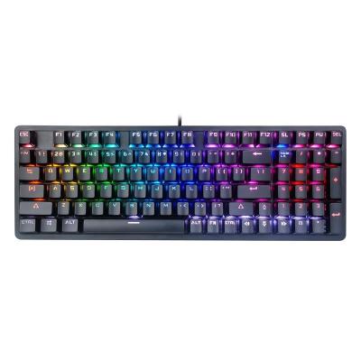 China High Performance 98 Victory-Lock Key Gaming Mechanical Keyboard RGB Red Shaft Pluggable Keyboard / Green Shaft Pluggable Keyboard for sale