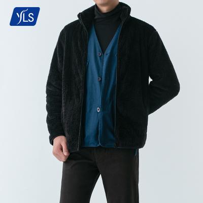 China YLS 2021 New Breathable Design Custom Fleece Tops Jacket Coat Winter Custom Fluffy Men's Jacket for sale