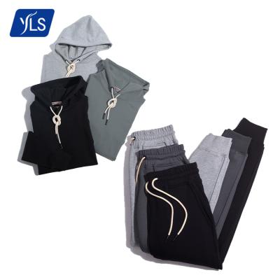 China OEM Breathable Cotton Factory YLS Guangzhou Soft Thin 100% Fit Tracksuits Set Sweatsuit Tracksuits for sale