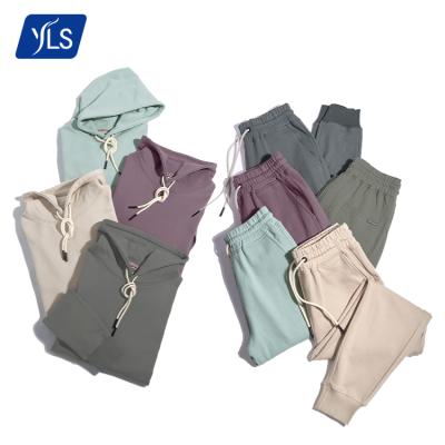 China High Quality Breathable OEM Sweatsuits Fitted Loungewear From YLS Logo Sweat Suits Custom Made Tracksuits For Stylish Men for sale