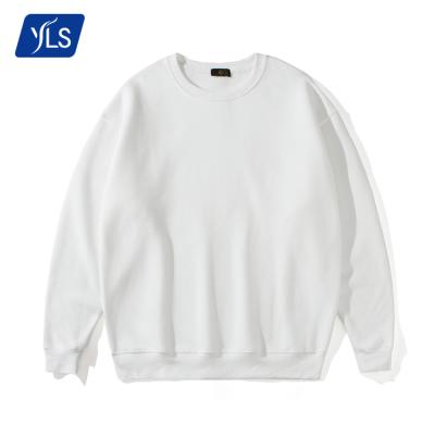 China YLS Men's Urban Clothing Blank Crewneck Pullover Fleece Custom Oversized Sweatshirt Non-shrink Urban Clothing for sale