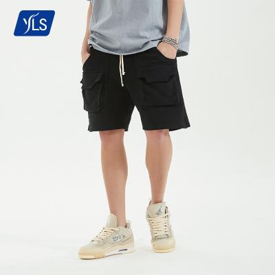 China Wholesale High Street Wear Anti-Wrinkle YLS Mens Womens Oversized Unisex Women Mask Cotton Snack Shorts for sale