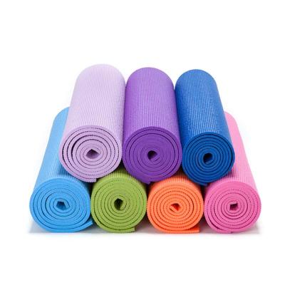 China China PVC Manufacturer High Quality Custom Logo Printing Eco-friendly 4mm Non-Slip PVC Yoga Mat With Strap for sale