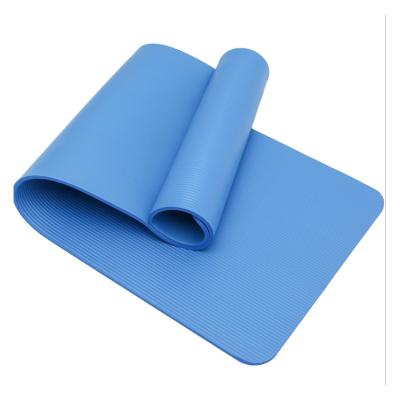 China NBR China Manufacturer Print Logo Home And Outdoor Sport Exercise Non-Tear Non-Tear NBR Yoga Mat 20mm for sale