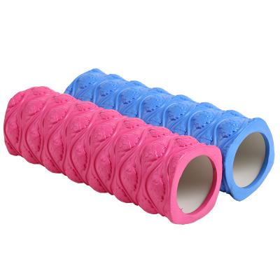 China Custom EVA Logo Home Fitness 33 cm Expandable Foam Roller Massager Kits for sale