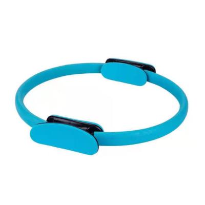 China Home Exercising Fitness Equipment Double Grip Pilates Yoga Ring Durable Home Yoga Magic Circle for sale