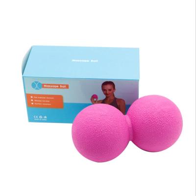 China Factory Direct Tape Food Grade Non-Toxic Tape Back Muscle Relax Lacrosse Peanut Massage Ball for sale