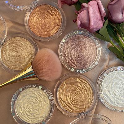 China Private Label Dye Rose Highlight Vendor Face Makeup Shimmer Highlighter Bar Waterproof Long Lasting Custom for sale