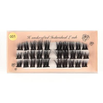 China Single Group Thick Segmented Grafted False Eyelashes Grafting False Eye Lashes Segmented Lashes Mixed for sale