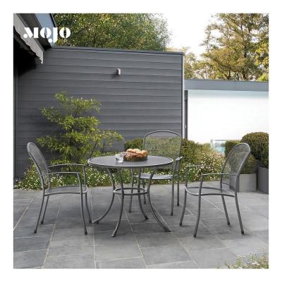 China Modern Foshan Garden Patio Furniture Commercial Dining Table and Chairs Table and Outdoor Chairs Set for Cafe and Restaurants for sale