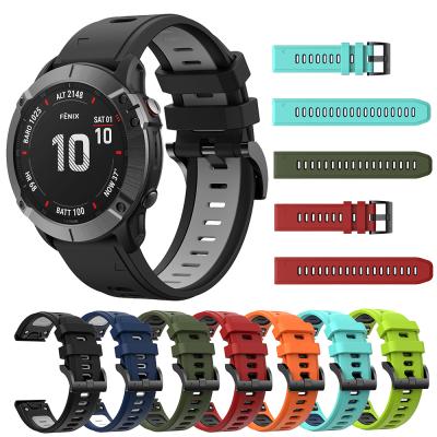 China Official Style Quick Fit Watch Band For Garmin Fenix ​​6 6 pro 5 5 plus Silicone Strap For Garmin Forerunner 935 Smart Watch 945 Band for sale