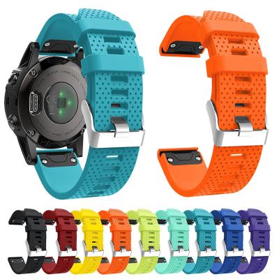 China Quick Fit 20mm Silicone Strap for Garmin Fenix ​​5S/5S Plus Smart Watch Band for Garmin Fenix ​​6S/6S pro for sale