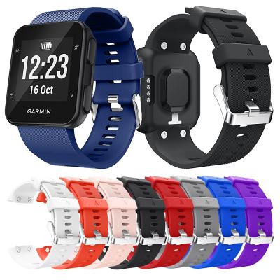 China High Quality Silicone Silicone Watch Strap For Garmin Forerunner 35 Smart Watch Band for sale