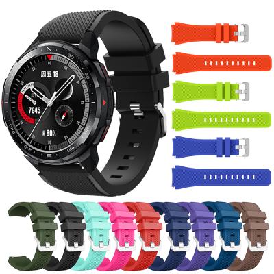 China Silicone 22mm Watch Band for Huawei Honor Watch GS pro / Honor Silicone Magic Strap for Huawei Watch 3/3 pro for sale