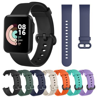 China For Xiaomi MI Watch Lite For Xiaomi MI Watch Lite Version Silicone Wrist Strap Replacement Wristband Global Watch Band For Redmi Watch Bands for sale