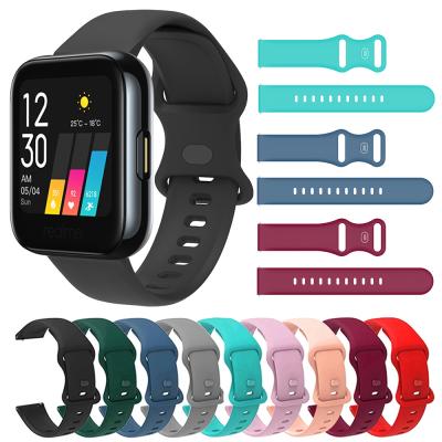 China 20mm/22mm Adjustable Strap For Realme Watch 2/2 Pro Silicone Watch Band Strap For Realme Watch Band for sale