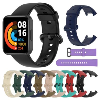 China For Xiaomi MI Watch 2 Lite Hot Sale For Redmi Watch 2 Silicone Wrist Strap For Xiaomi MI Watch 2 Lite Smart Watch Band for sale