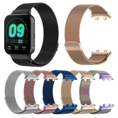 China For OPPO Watch 41mm 46mm Milanese Strap For Oppo Watch 41mm 46mm Stainless Steel Mesh Wristband Strap For OPPO Watch 41mm 46mm for sale