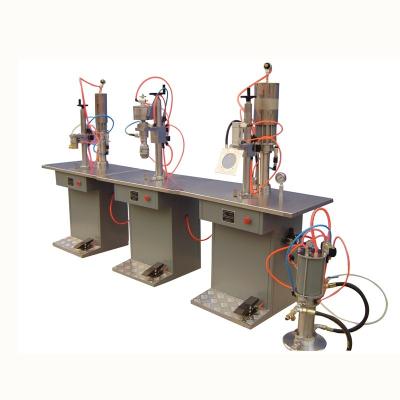 China Semi Automatic Beverage QG-ZB Series Aerosol Filling Machine for sale